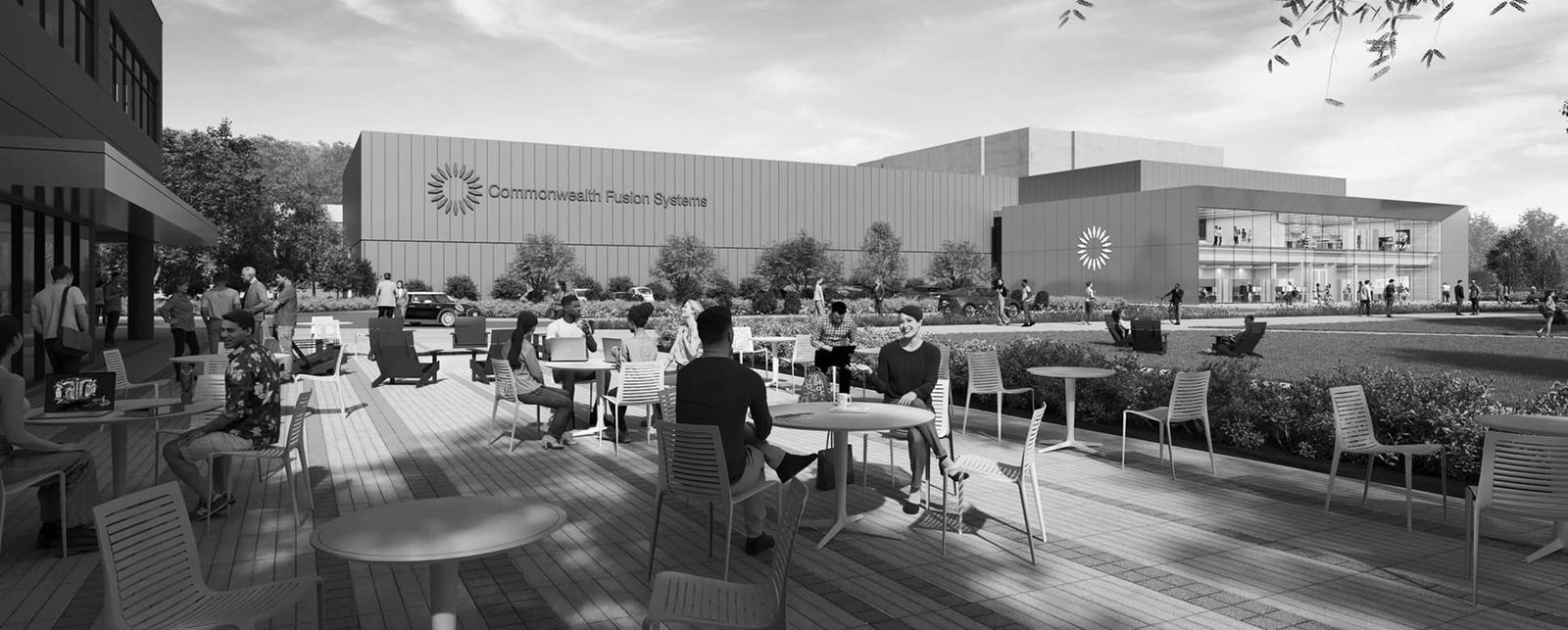 Render image of the Commonwealth Fusion Systems facilities